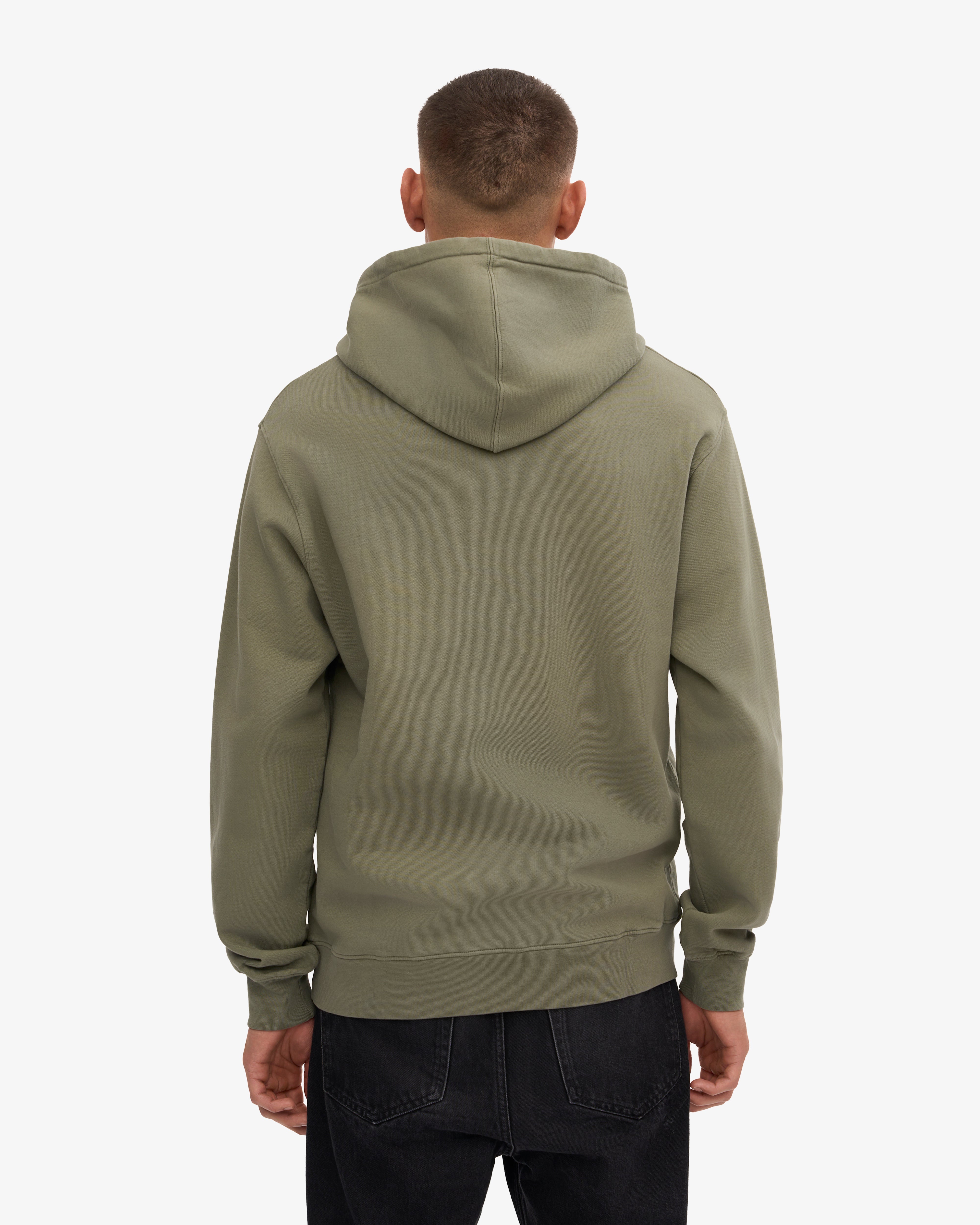 Classic Organic Cotton Hoodie - Dusty Olive Green | Eco-Friendly & Comfortable Pullover for Men & Women | Perfect for Casual Wear, Outdoor Activities & Loungewear