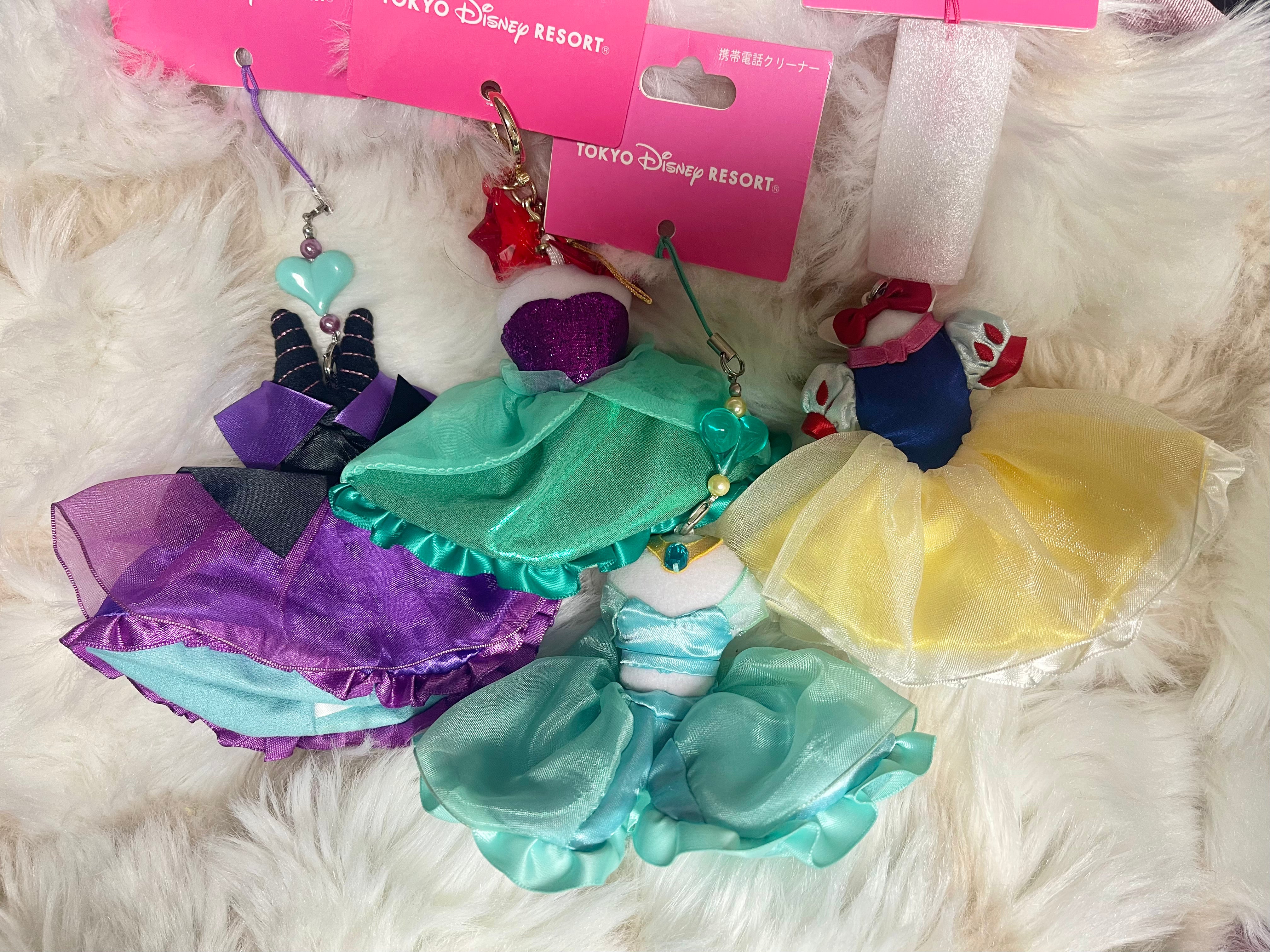 Tokyo Disney Princess Phone Charm Cleaner - Cute Anime Phone Strap Accessory for iPhone Samsung - Perfect Gift for Disney Fans & Anime Lovers (Home, Office, Travel)
