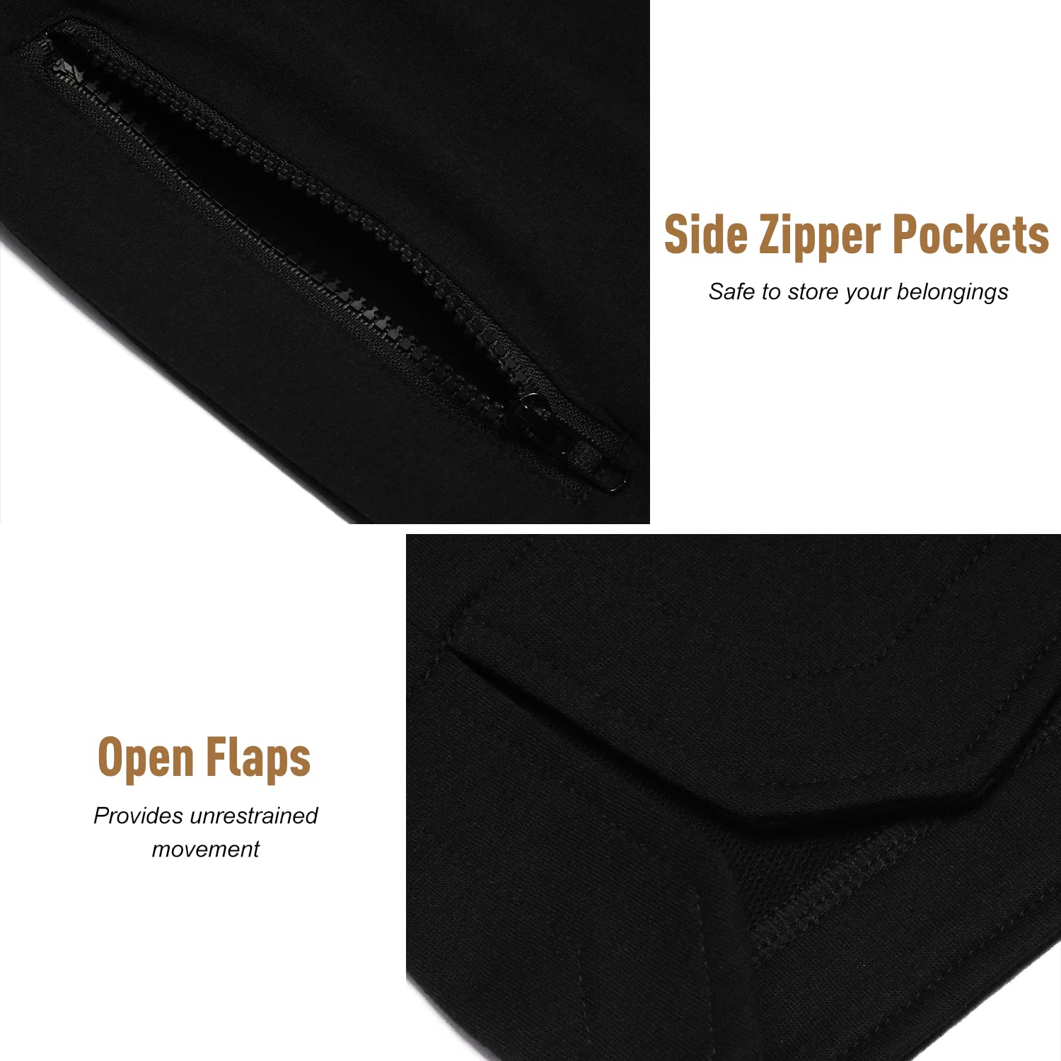 COOFANDY Men's Gym Workout Shorts - Athletic Training & Weightlifting Shorts with Zipper Pockets for Bodybuilding, Running & Fitness | Moisture-Wicking & Comfortable for Gym, Sports & Outdoor Activities