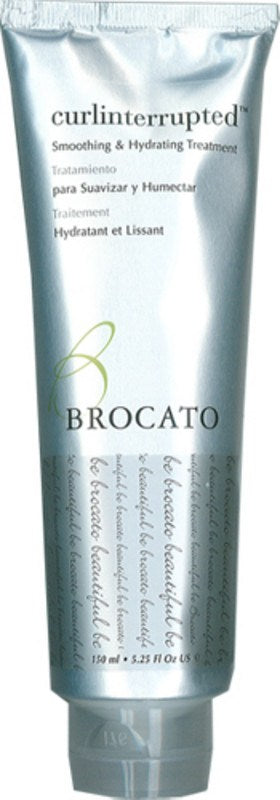 BROCATO CURL INTERRUPTED Smoothing & Hydrating Hair Treatment - 5.25 oz for Curly & Frizzy Hair - Salon-Quality Leave-In Conditioner for Defined Curls & Moisture Lock - Perfect for Daily Hair Care & Styling