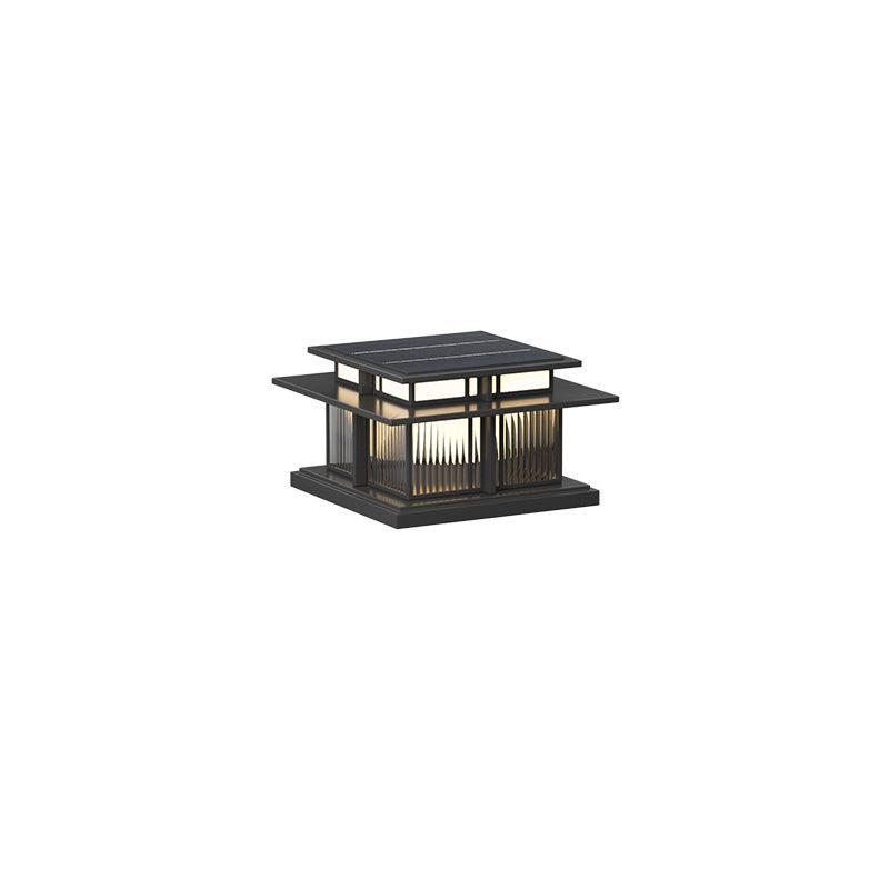 Boilyn Solar Powered Outdoor Pillar Light - Waterproof Garden Pathway Lighting for Patio, Yard, and Driveway Decoration