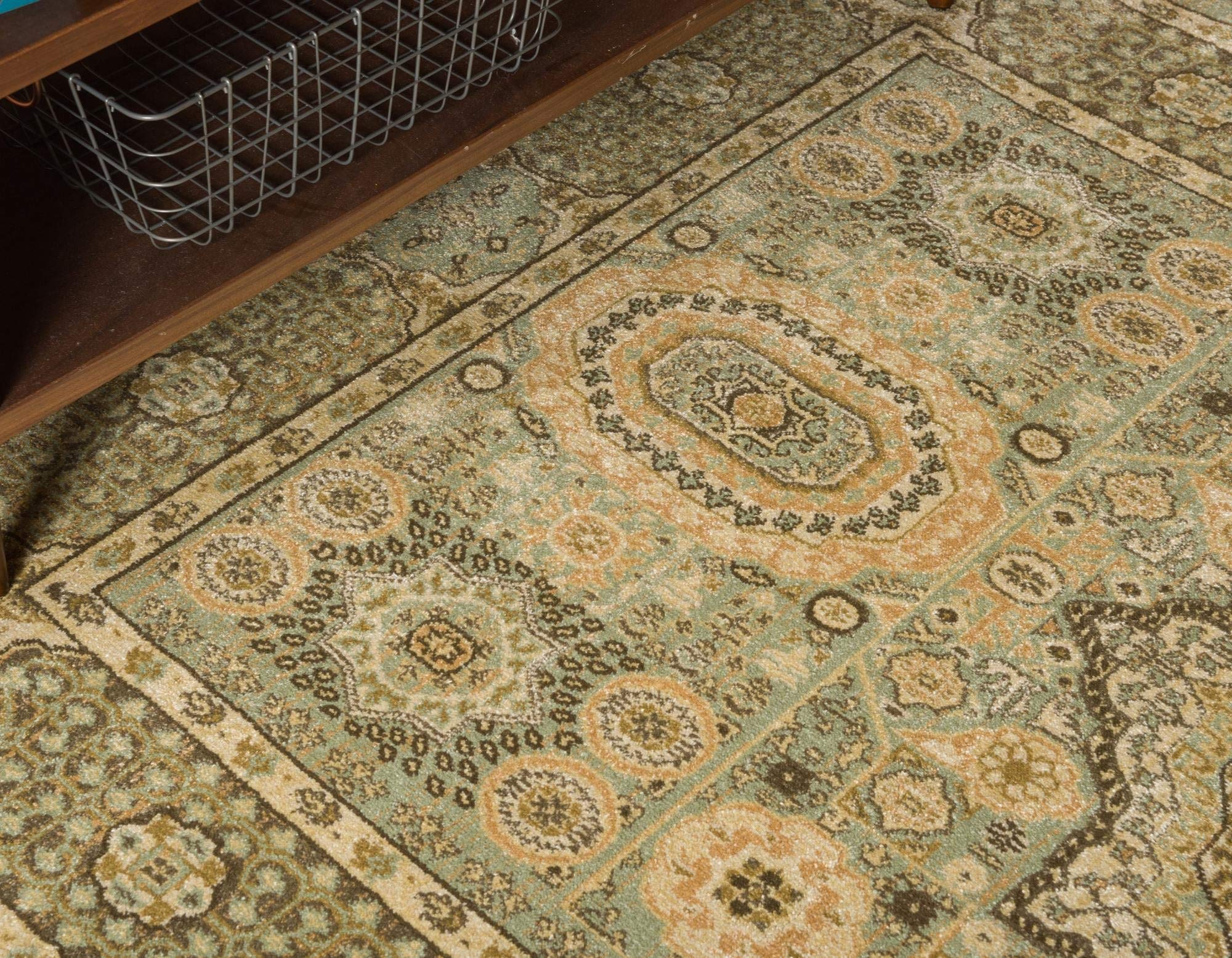 Amina Collection 10' Runner Cream Flatweave Rug - Soft Hallway & Entryway Carpet | Durable for High Traffic Areas | Perfect for Home, Office & Apartment Decor