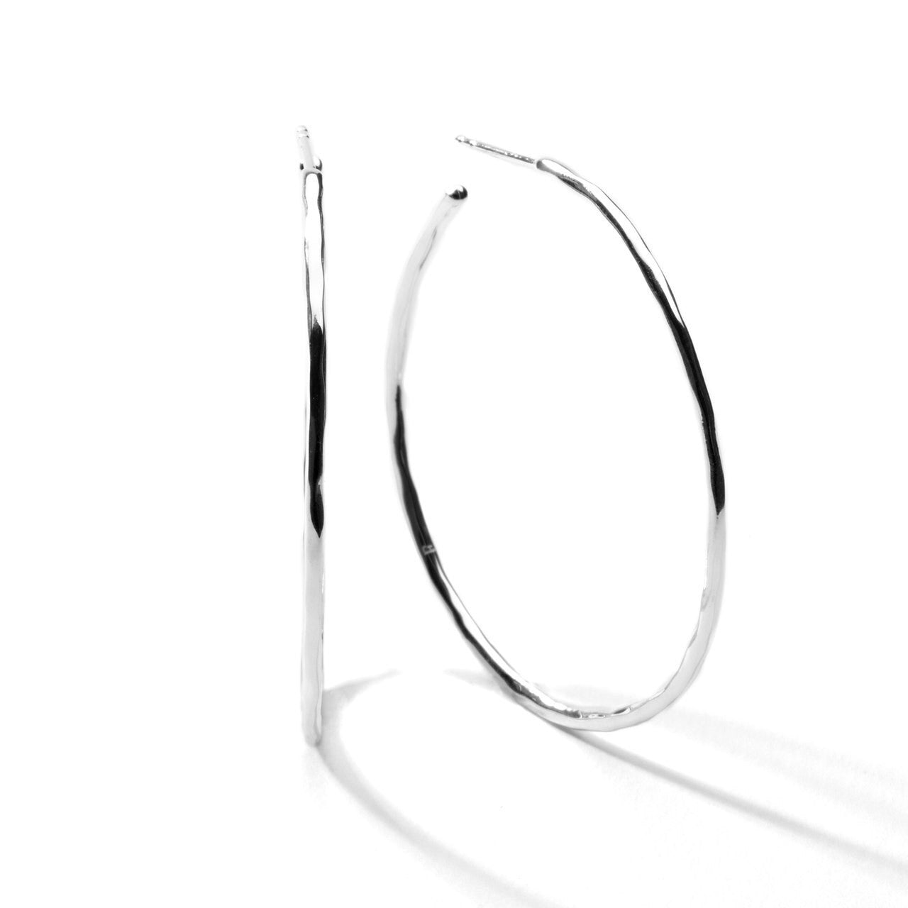 Sterling Silver Medium Squiggle Hoop Earrings for Women - Trendy Dangle Earrings for Everyday Wear, Date Night & Special Occasions