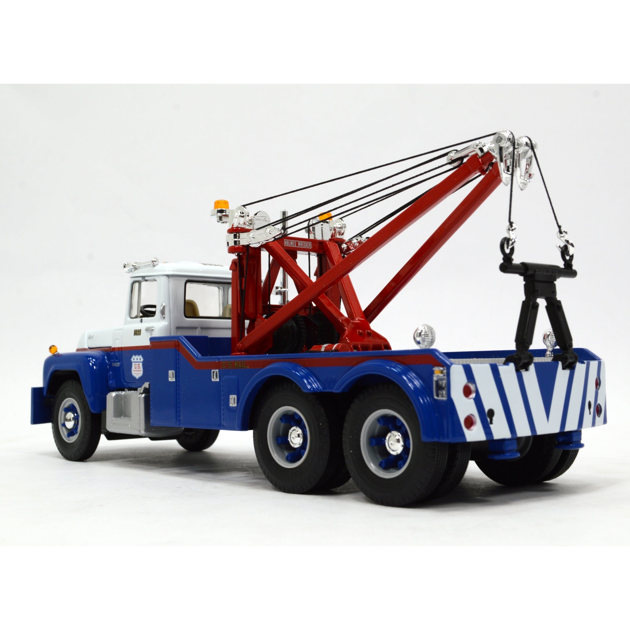 1:34 Scale FIRST GEAR MACK R MODEL Diecast Tow Truck Wrecker - US Postal Service Replica - Perfect for Collectors, Model Displays & Truck Enthusiasts