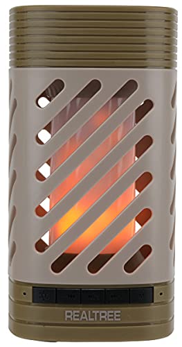 Realtree® 600 Lumen LED Lantern Bluetooth Speaker | Rechargeable Outdoor Wireless Speaker with USB Charging | Perfect for Garden, Porch, Camping, and Outdoor Parties