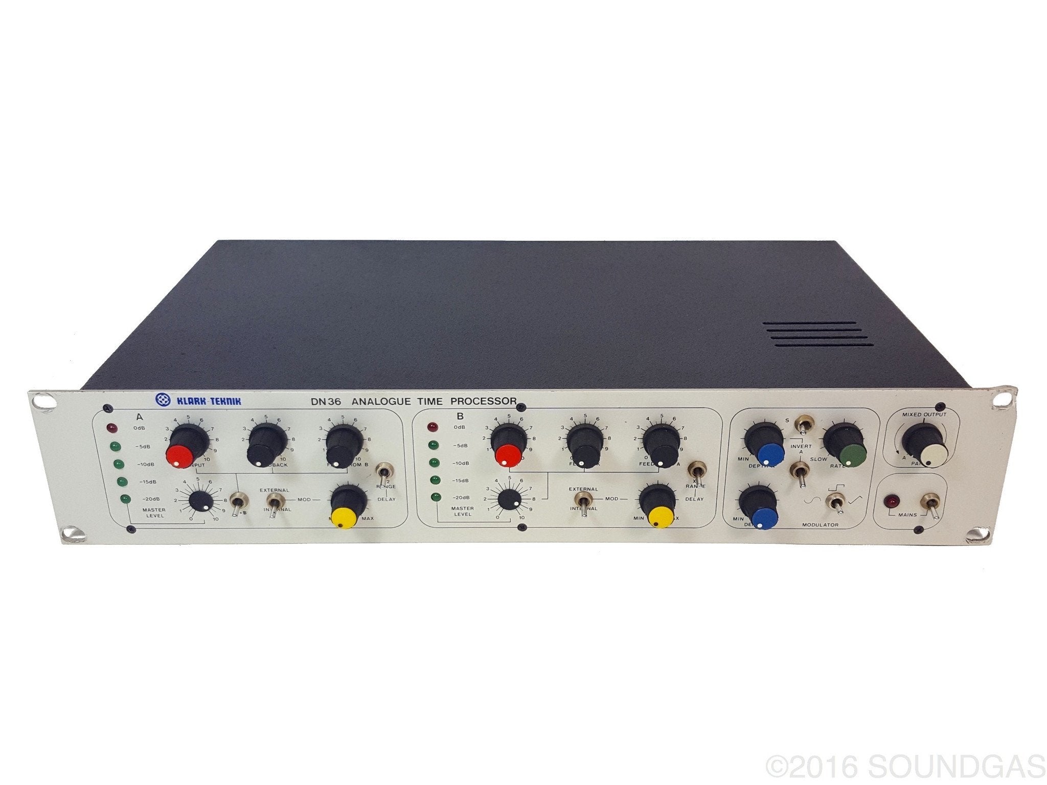 Klark Teknik DN 36 Analog Delay Time Processor - Vintage Audio Effects for Studio Recording & Live Performances