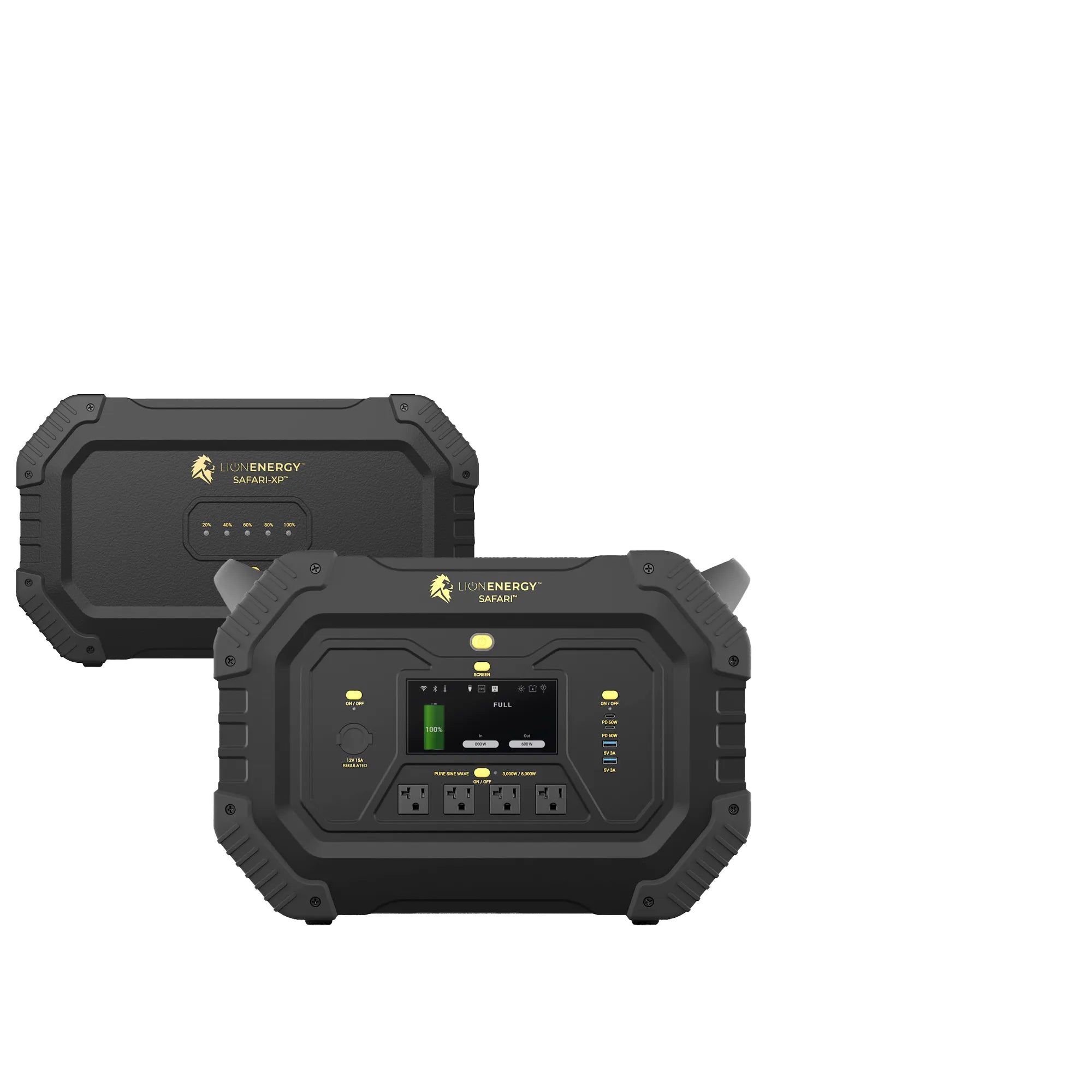 Safari+XP 3000W Portable Power Station with 4300Wh LiFePO4 Battery - Solar Generator for Camping, RV, Emergency Backup & Outdoor Adventures