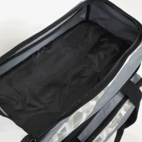 ELITE Deluxe Double Roller Bowling Bag - Grey Camo Design for Easy Transport | Perfect for League Play & Tournaments | Durable & Stylish Bowling Gear