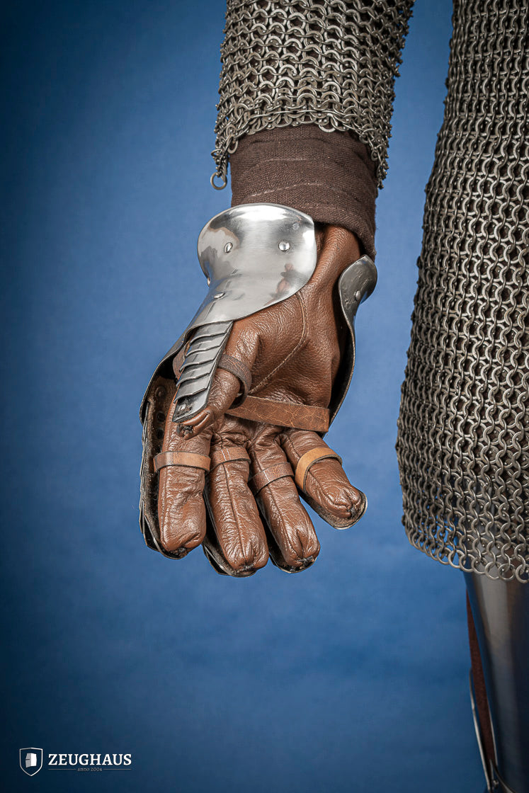 Gauntlets 1350 1415 1.6mm Polished Stainless Steel Gloves - Perfect for Welding, Metalworking & Industrial Safety Protection
