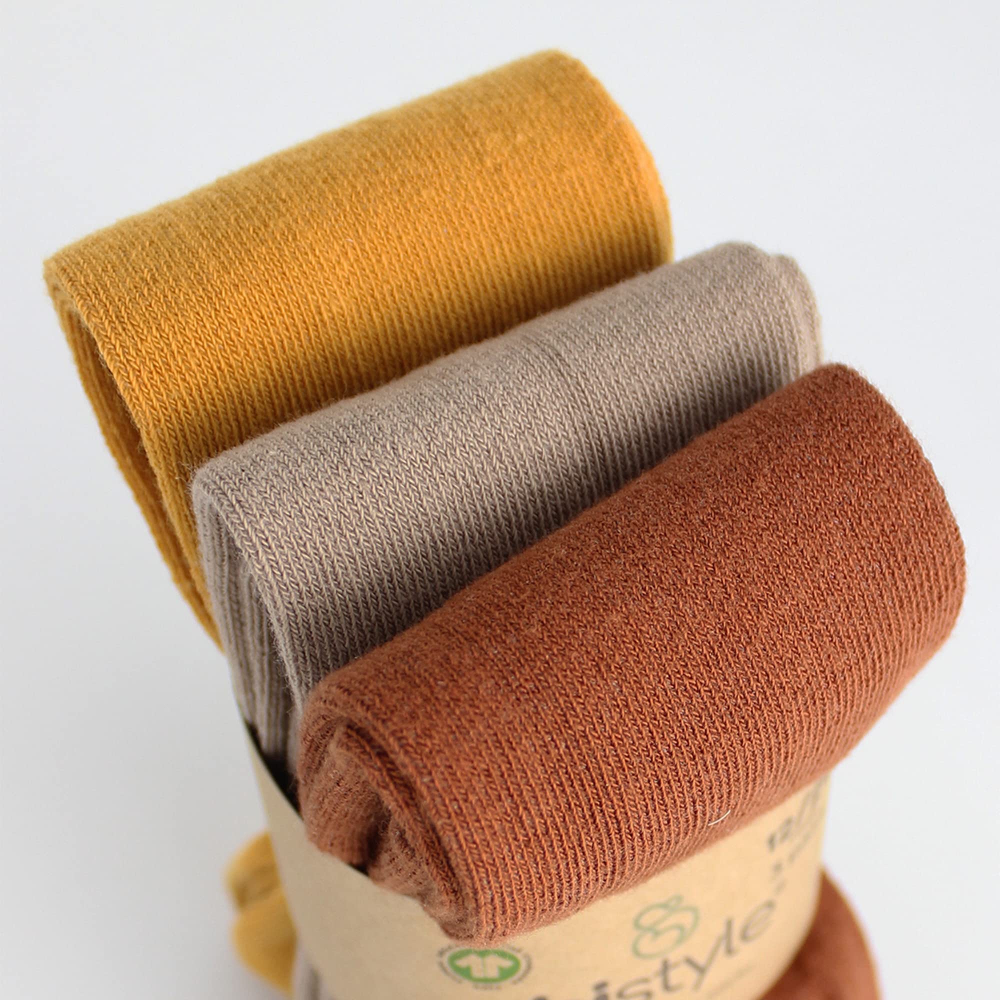 Bistyle Baby Girls Tights - 3 Pack Thick Warm Leggings | Soft Organic Cotton Stockings for Newborn, Infant & Toddler | Perfect for Winter, Playtime & Everyday Comfort