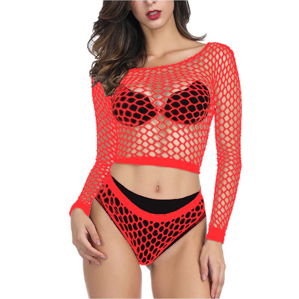 Sexy Lace Babydoll Chemise - Halter Fishnet Lingerie Dress for Women, Stretch Mini Nightwear for Romantic Evenings & Boudoir Photography