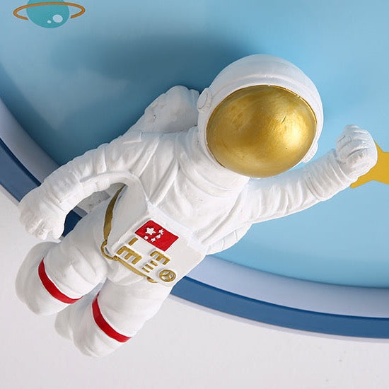 Astronaut Ceiling Light - Space Themed Kids Room Lighting for Bedroom & Nursery | Durable LED Night Light for Boys & Girls
