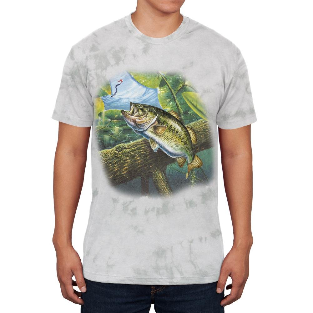 Action Bass Fishing Men's Soft Cotton T-Shirt - Comfortable & Durable for Outdoor Fishing & Casual Wear