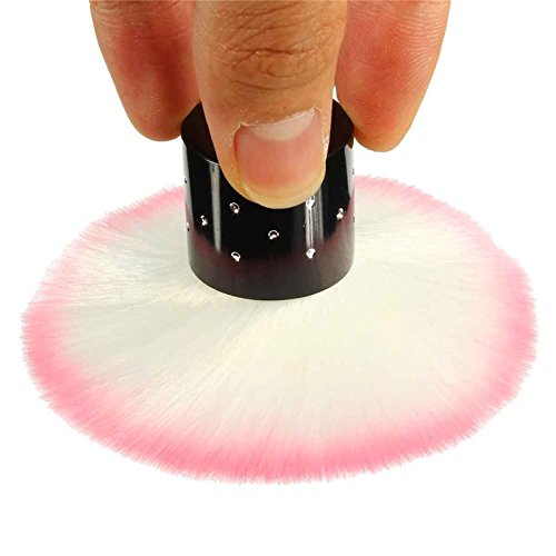 Professional Nail Art Tool Kit - Soft Synthetic Fiber Big Head Brushes for Nail Dust & Wool | Beauty Equipment Set with Random Colors | Perfect for Salon, Home Manicure & DIY Nail Art