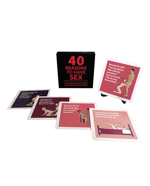 40 Reasons to Have Sex - Fun Couples Card Game for Date Nights & Romantic Evenings | Enhance Intimacy & Spice Up Your Relationship
