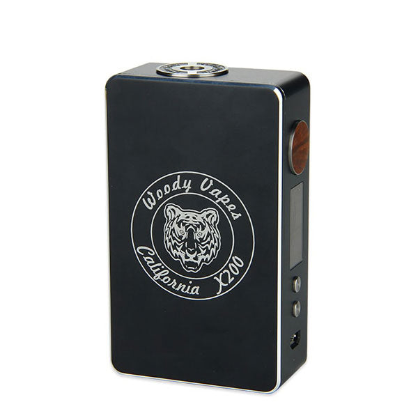Woody Vapes X200 Stabilized Wood Temperature Control Box Mod - Premium Vape Device for Smooth & Customizable Vaping Experience | Perfect for Home Use, Travel & Cloud Chasing