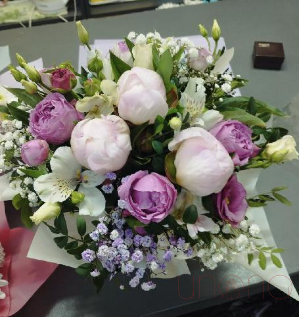 Elegant Silk Rose Petals Arrangement - Romantic Wedding Decor, Home Centerpiece, Party & Event Decoration