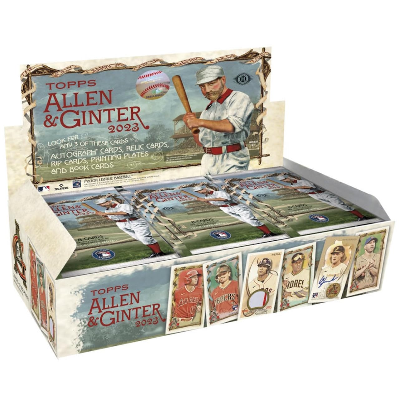 2023 Topps Allen & Ginter Baseball Hobby Box - 24 Packs with Exclusive Baseball Cards | Perfect for Collectors, Trading & Fantasy Sports Enthusiasts