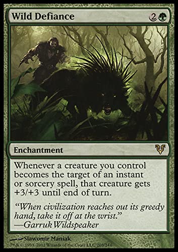 MTG Magic: The Gathering - Wild Defiance (203) Avacyn Restored AVR Card | Collectible Trading Card Game for Deck Building & Strategy Battles | Perfect for MTG Tournaments and Casual Play