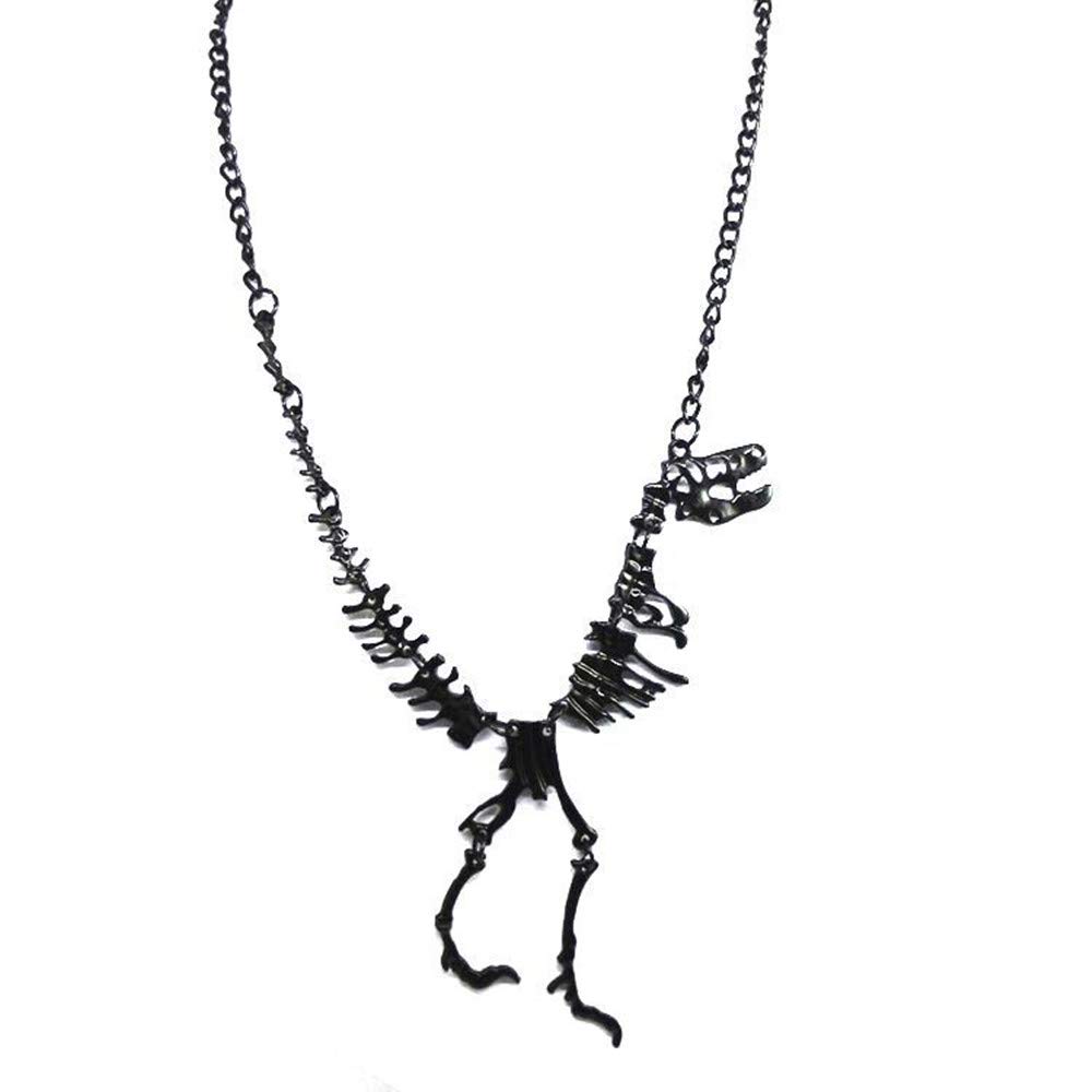 Vintage Dinosaur Necklace for Women & Teens - Short Collar Fashion Jewelry - Perfect for Costume Parties, Everyday Wear & Unique Gifts