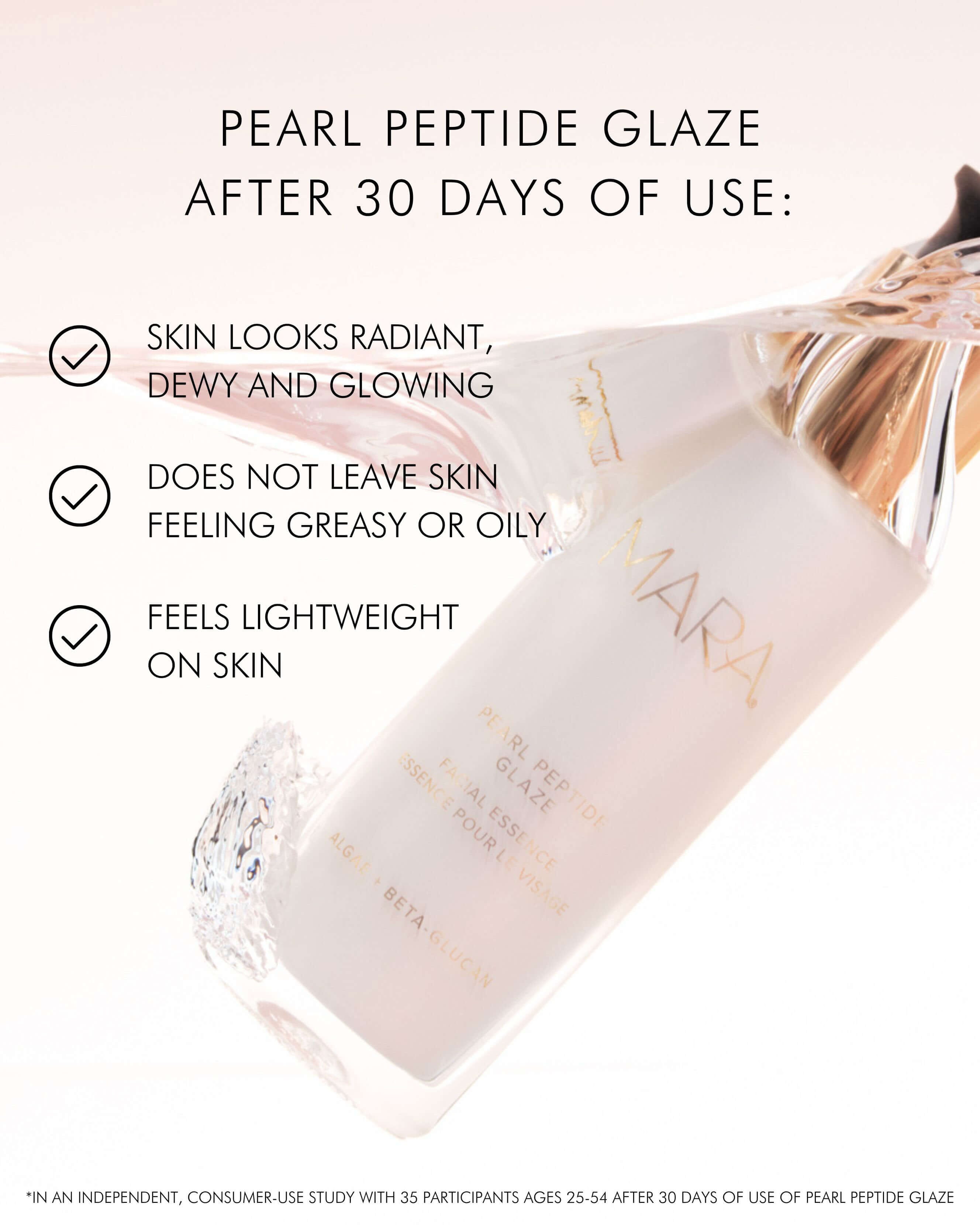 Algae + Beta Glucan Pearl Peptide Glaze Hydrating Facial Essence | Deep Moisturizing & Anti-Aging Skincare | Perfect for Dry Skin & Nighttime Routine