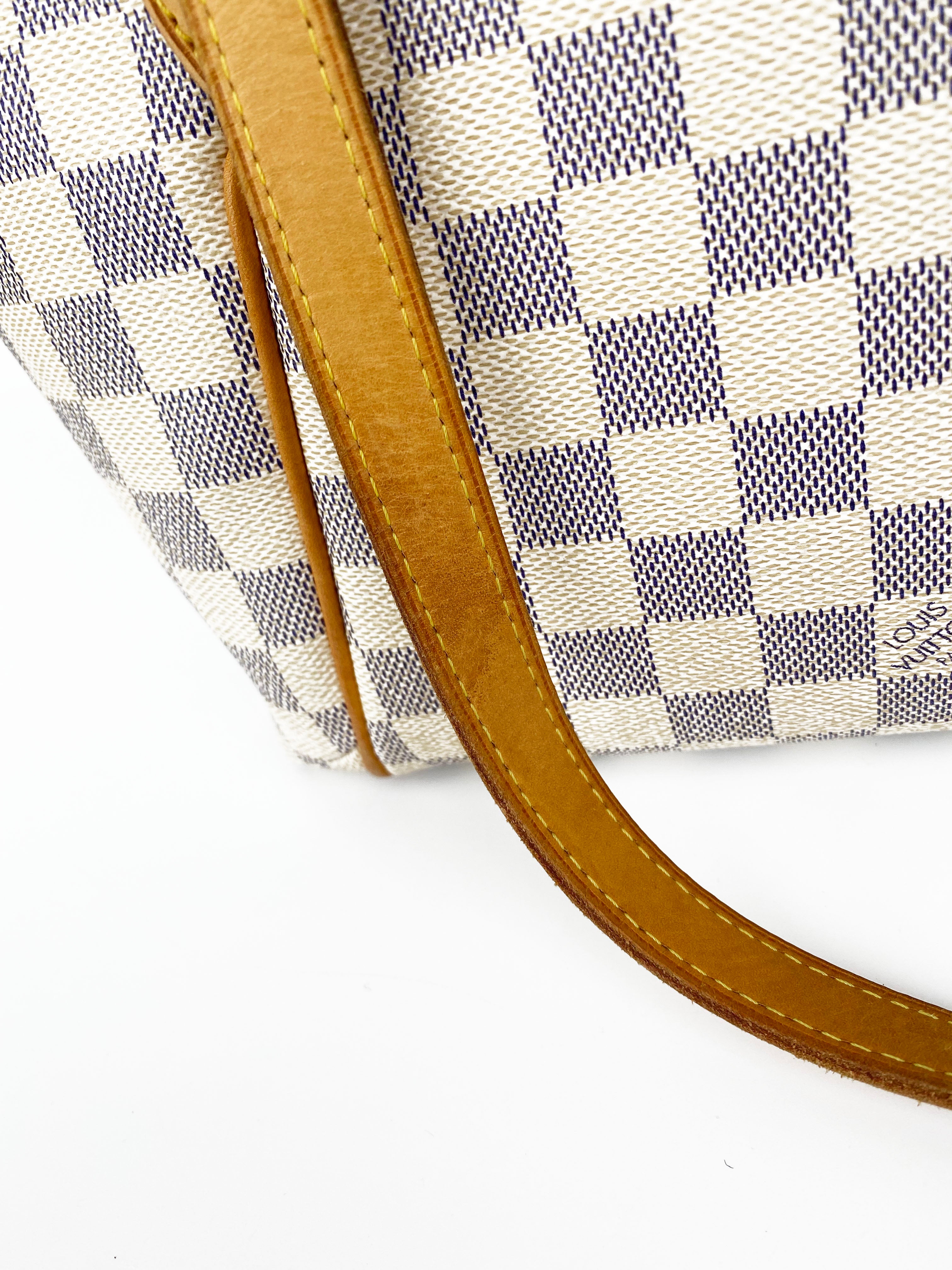 Louis Vuitton Damier Azur Totally PM Handbag - Luxury Designer Shoulder Bag for Women, Perfect for Work, Travel & Everyday Use