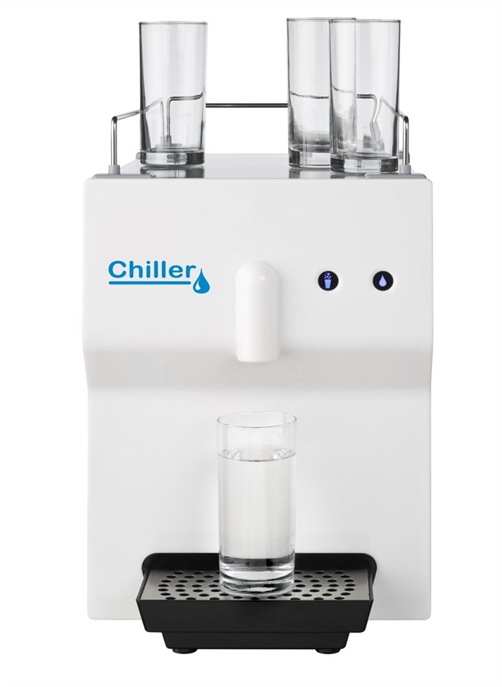 8.070.052.41005 Chiller & Cold Water Machine - Flat & Carbonated Water Dispenser, 120V, White - Ideal for Home, Office, and Commercial Use