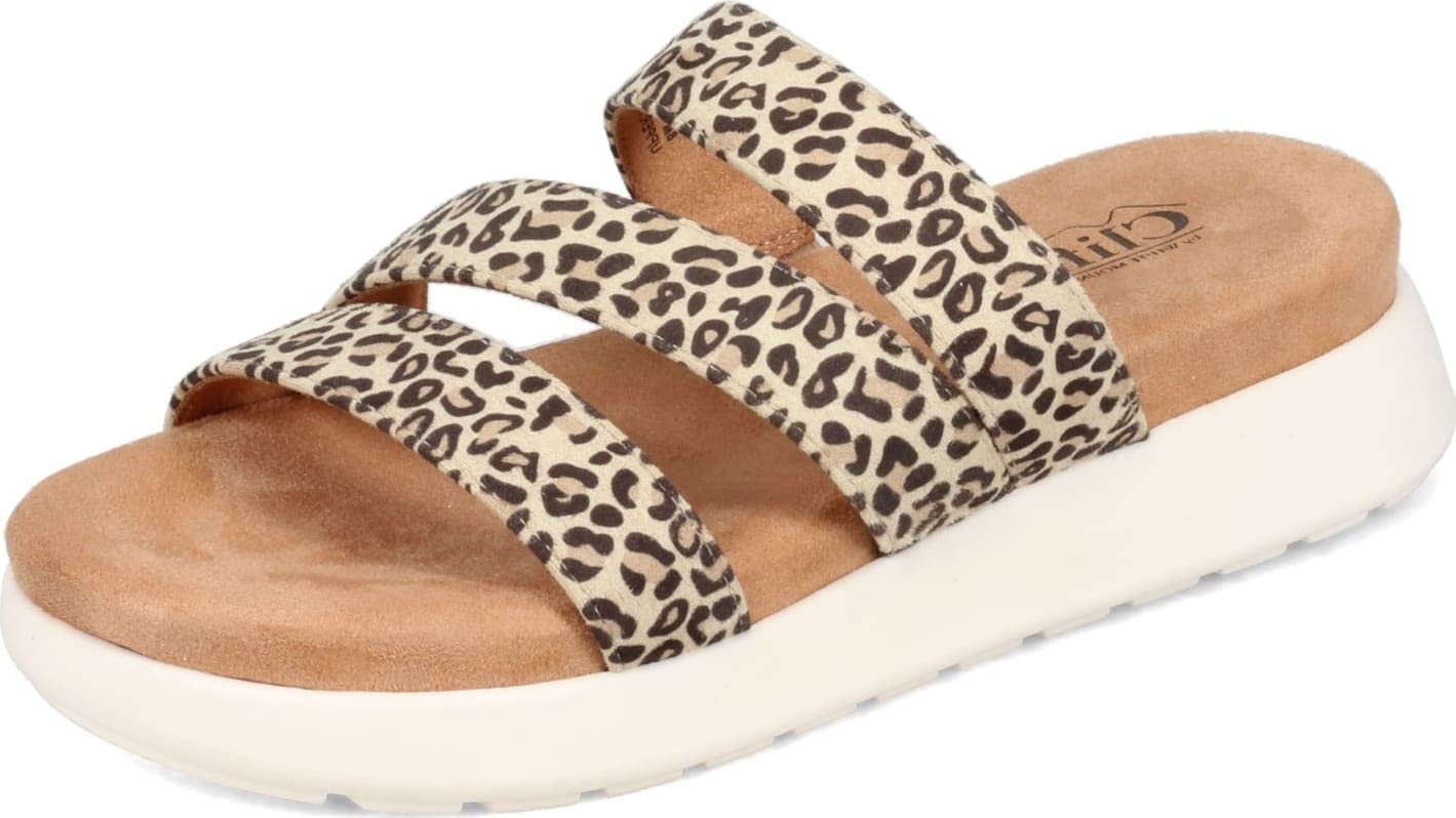 White Mountain Women's Slide Sandals - Comfortable for Beach & Pool