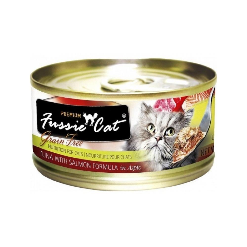 Premium Grain-Free Cat Food - Tuna & Salmon Recipe for Adult Cats | High-Protein Wet Cat Food for Indoor & Outdoor Cats | Perfect for Mealtime & Special Treats