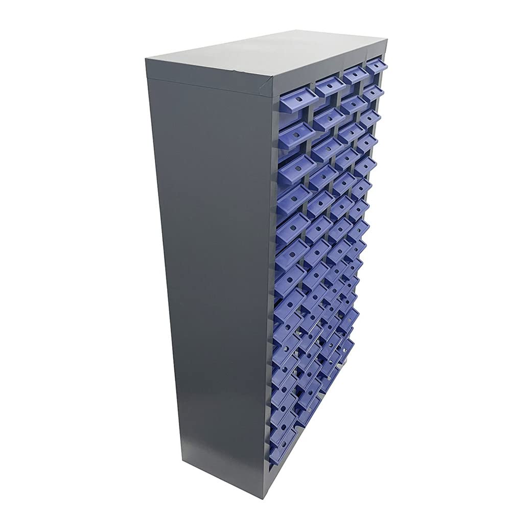 Techtongda 60-Drawer Steel Bolt & Nut Organizer Cabinet for Hardware Storage - Workshop & Garage Use