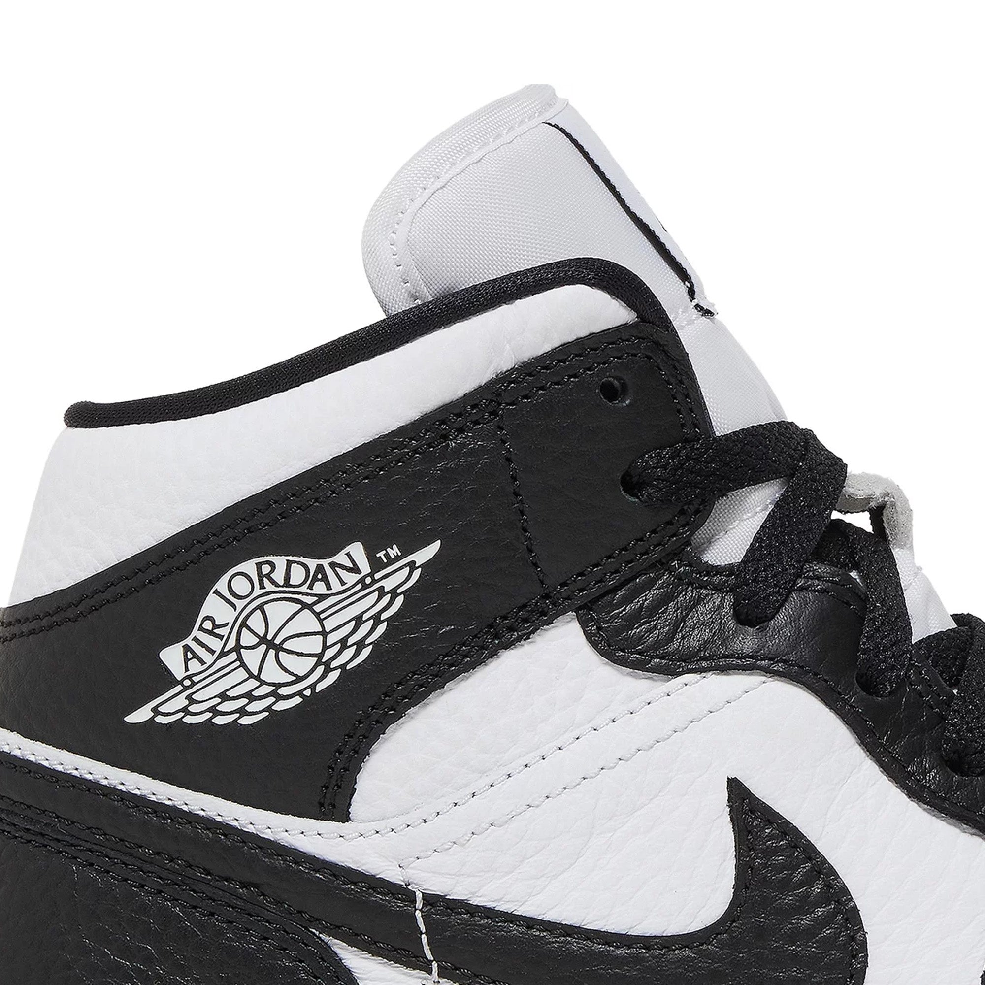 Air Jordan 1 Mid Split 'Homage Black White' Women's Basketball Shoes (2022) - Stylish Sneakers for Casual Wear, Gym & Street Fashion