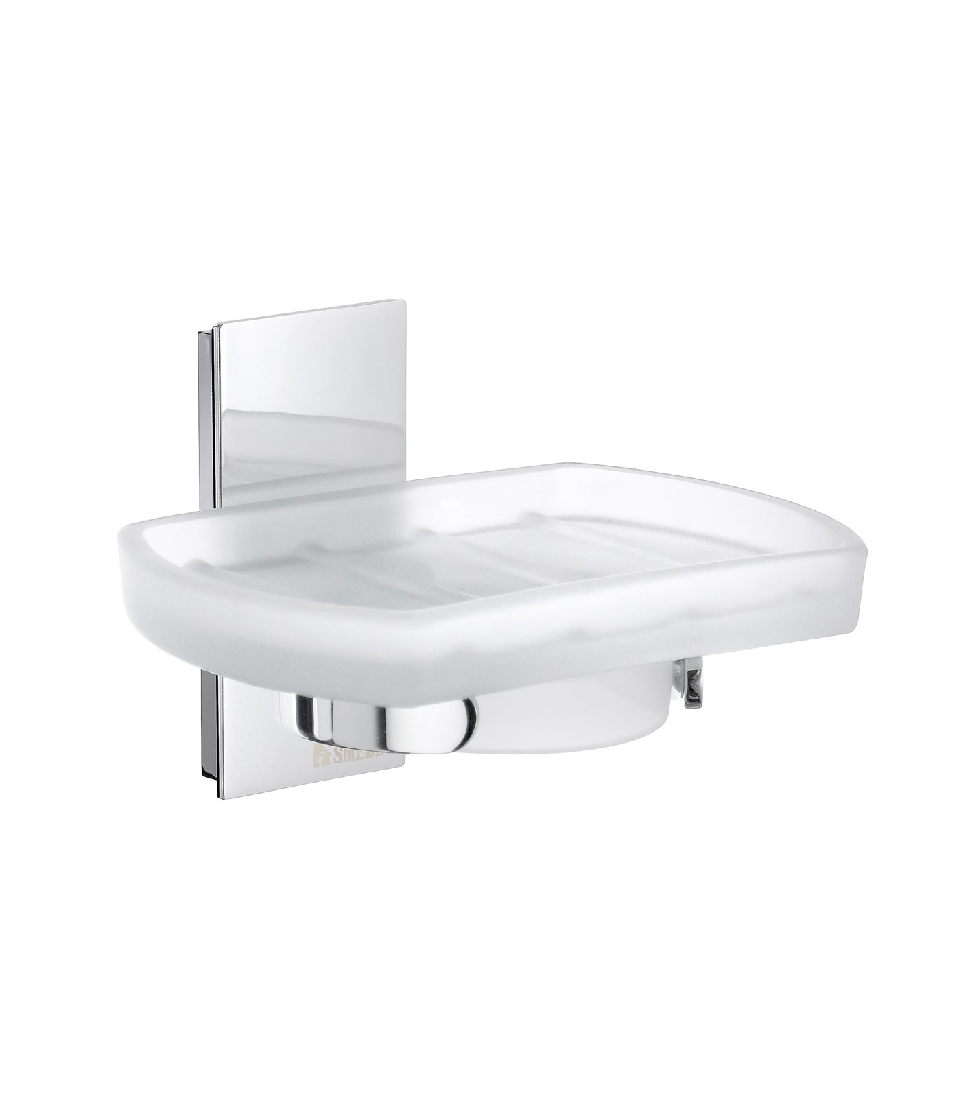 Glass Soap Dish for Pool & Bathroom - Non-Slip Shower Organizer