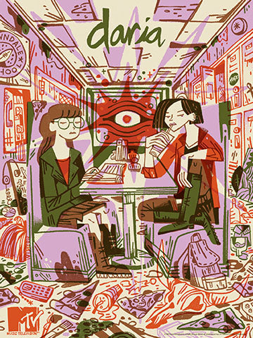 Daria Poster - Vintage Art Print for Home & Office Decor - Perfect for Living Room, Bedroom, or Gift Idea