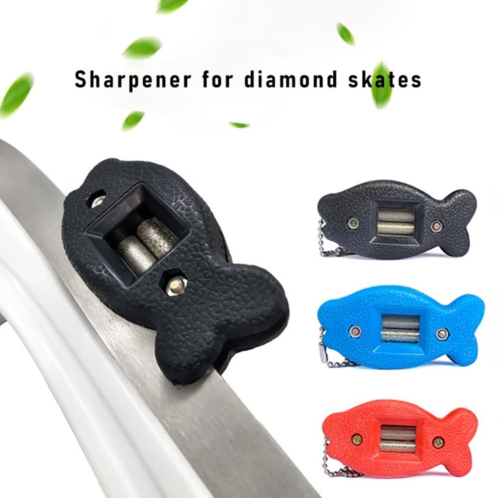 Premium Ice Skate Blade Sharpener Stone - Handheld Skate Sharpening Tool for Figure Skating & Hockey Skates - Professional Edge Maintenance for Smooth Gliding on Ice Rinks