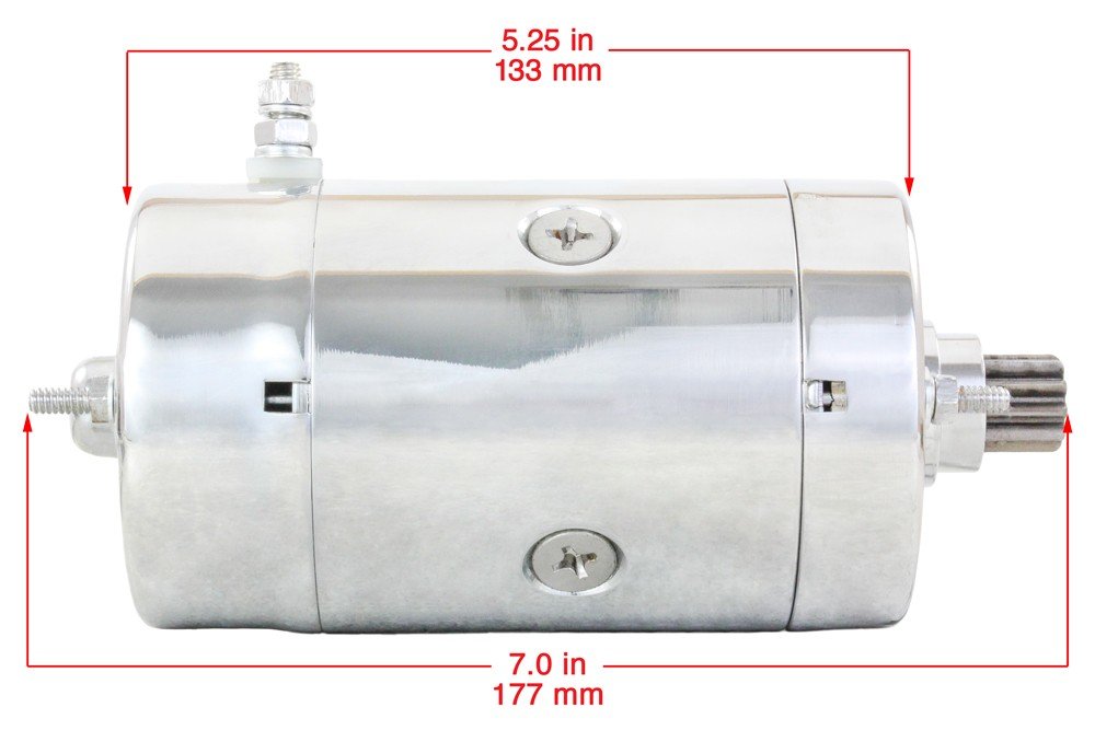 **Harley Touring Chrome Starter & Solenoid - Compatible with Electra Glide, Classic, Anniversary FLHTC (1988) - Replaces 31511-90T, 3151190T - High-Performance Motorcycle Part for Smooth Engine Starts**    *(Use Case: Perfect for Harley-Davidson enthusiasts restoring or upgrading their Touring models like Electra Glide, ensuring reliable ignition and long-lasting performance.)*