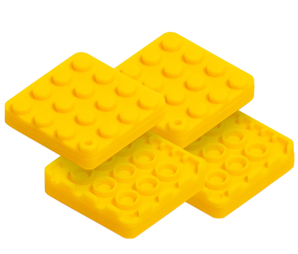 Cubelets Brick Adapter 4 Pack - STEM Building Blocks Connector for Lego & Robotics - Perfect for Classroom STEM Kits, Maker Projects & Creative Play