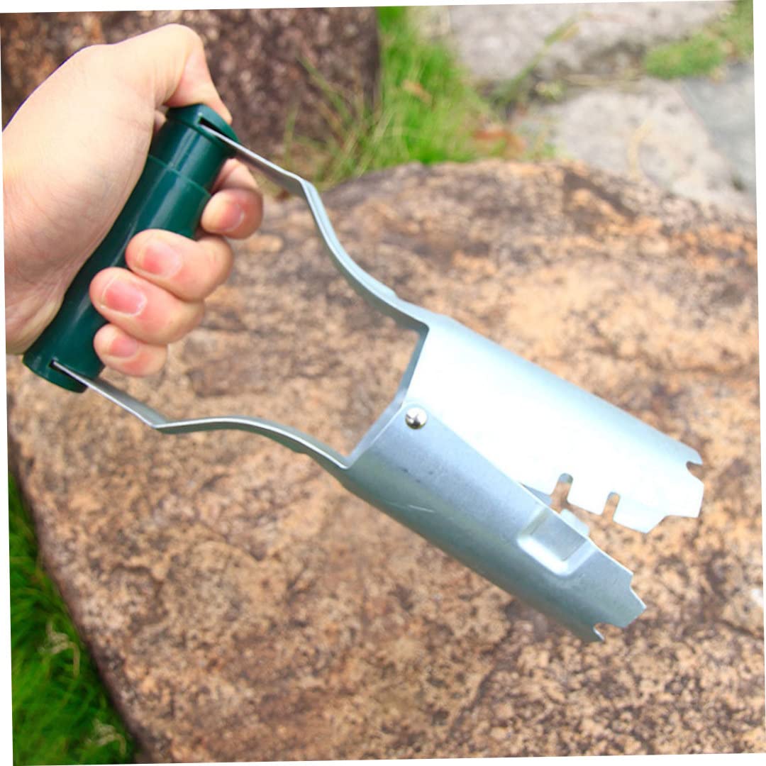 Best Garden Bulb Planter Tool - Handheld Bulb Transplanter with Depth Mark for Planting Tulips, Daffodils & Flowers - Ideal for Gardening, Landscaping & Lawn Care