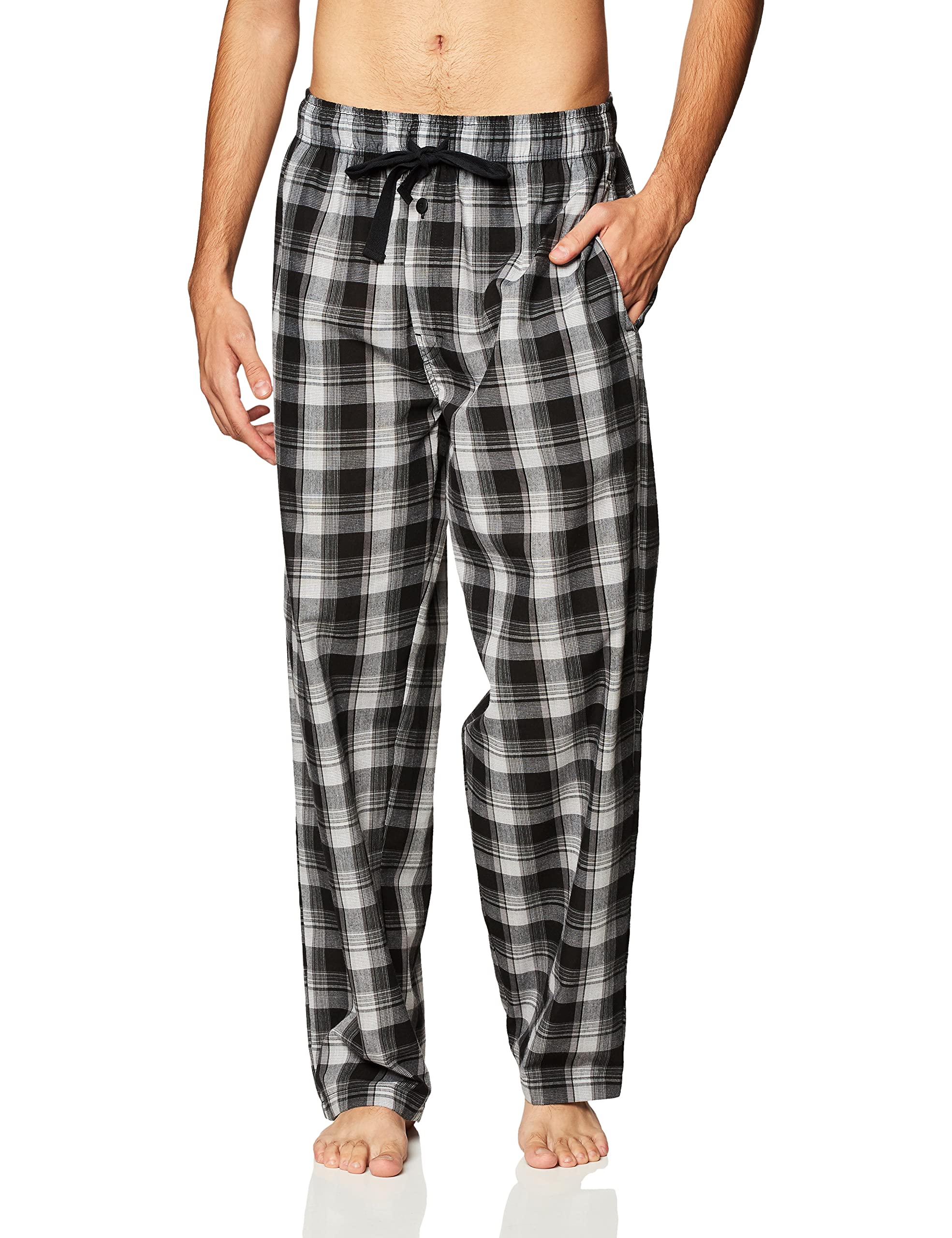 Fruit of the Loom Men's Comfortable Woven Sleep Pajama Pants - Soft Lounge Pants for Relaxing at Home & Sleeping