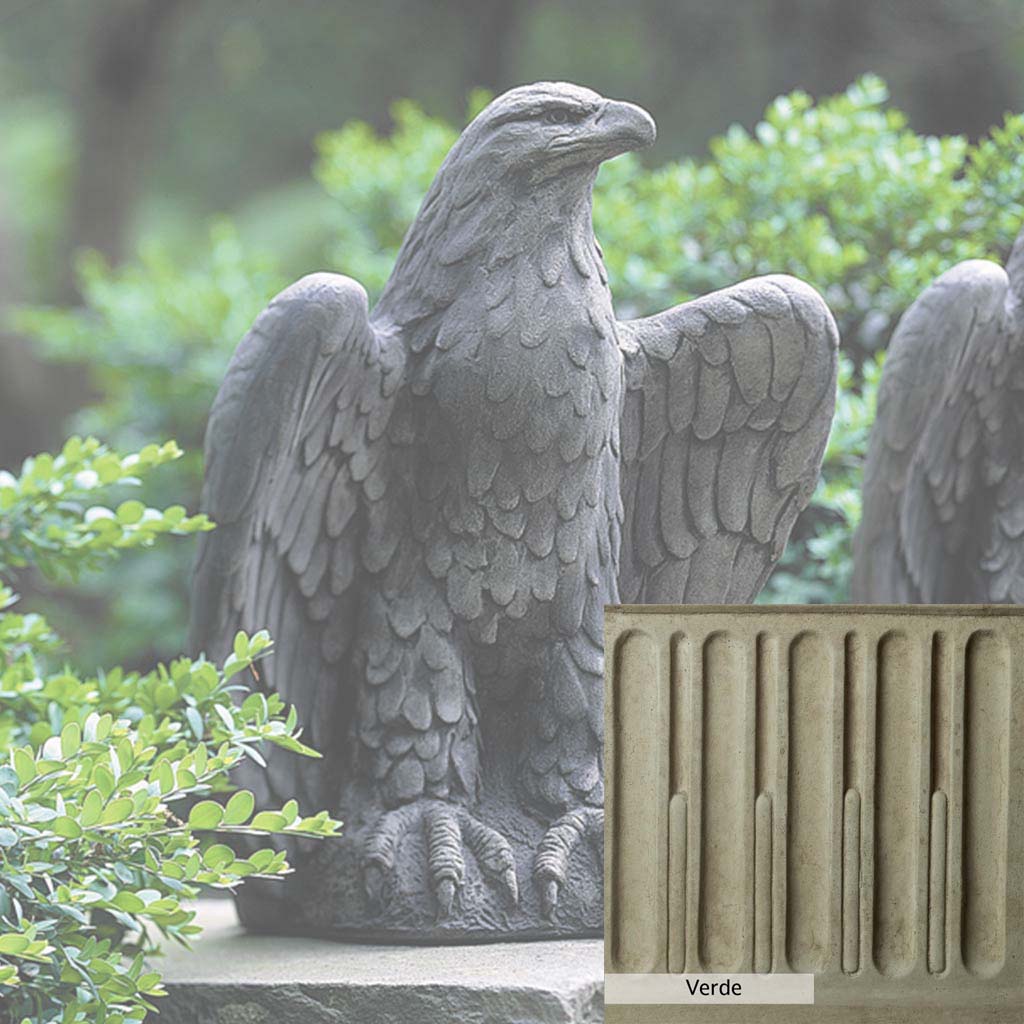 Campania International Eagle Looking Left Statue - Bronze Eagle Sculpture for Home & Office Decor - Perfect for Garden, Patio, or Indoor Display