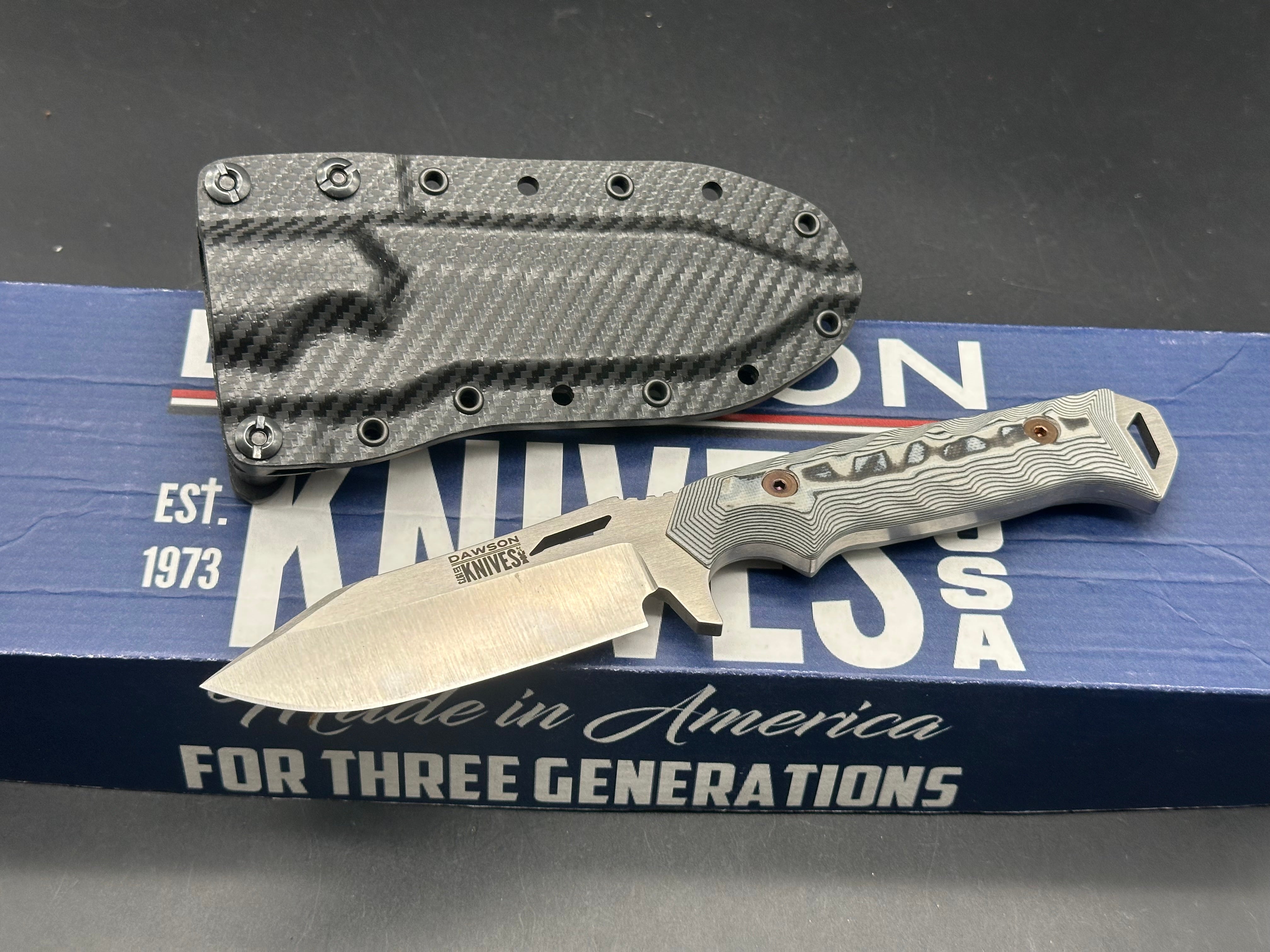 Dawson Knives Shepherd Fixed Blade Knife - 3.875