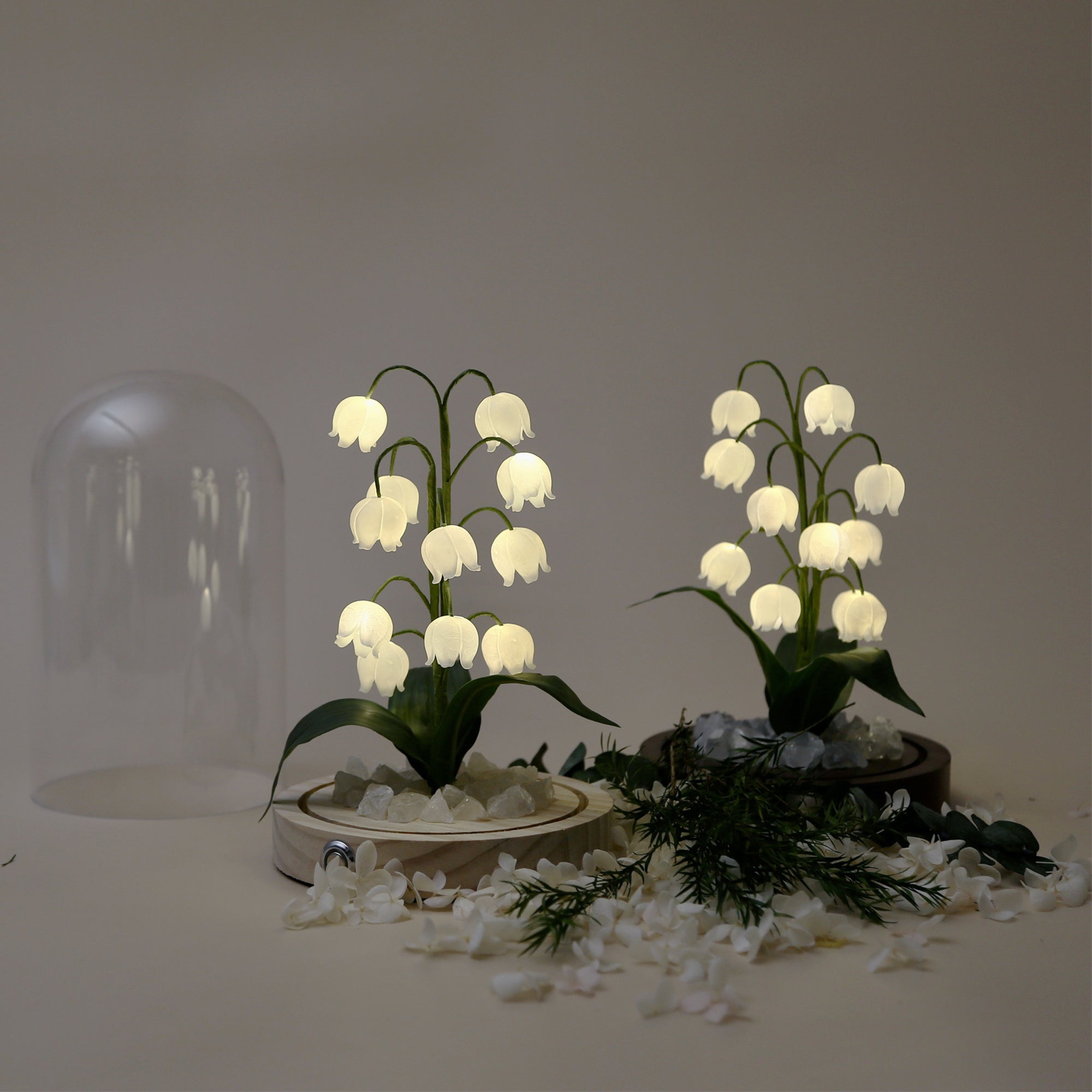 Bell Orchid Warm Night Light - Soft Glow LED Bedside Lamp for Nursery, Kids Room, and Relaxation | Perfect for Nighttime Feeding, Reading & Creating a Cozy Atmosphere