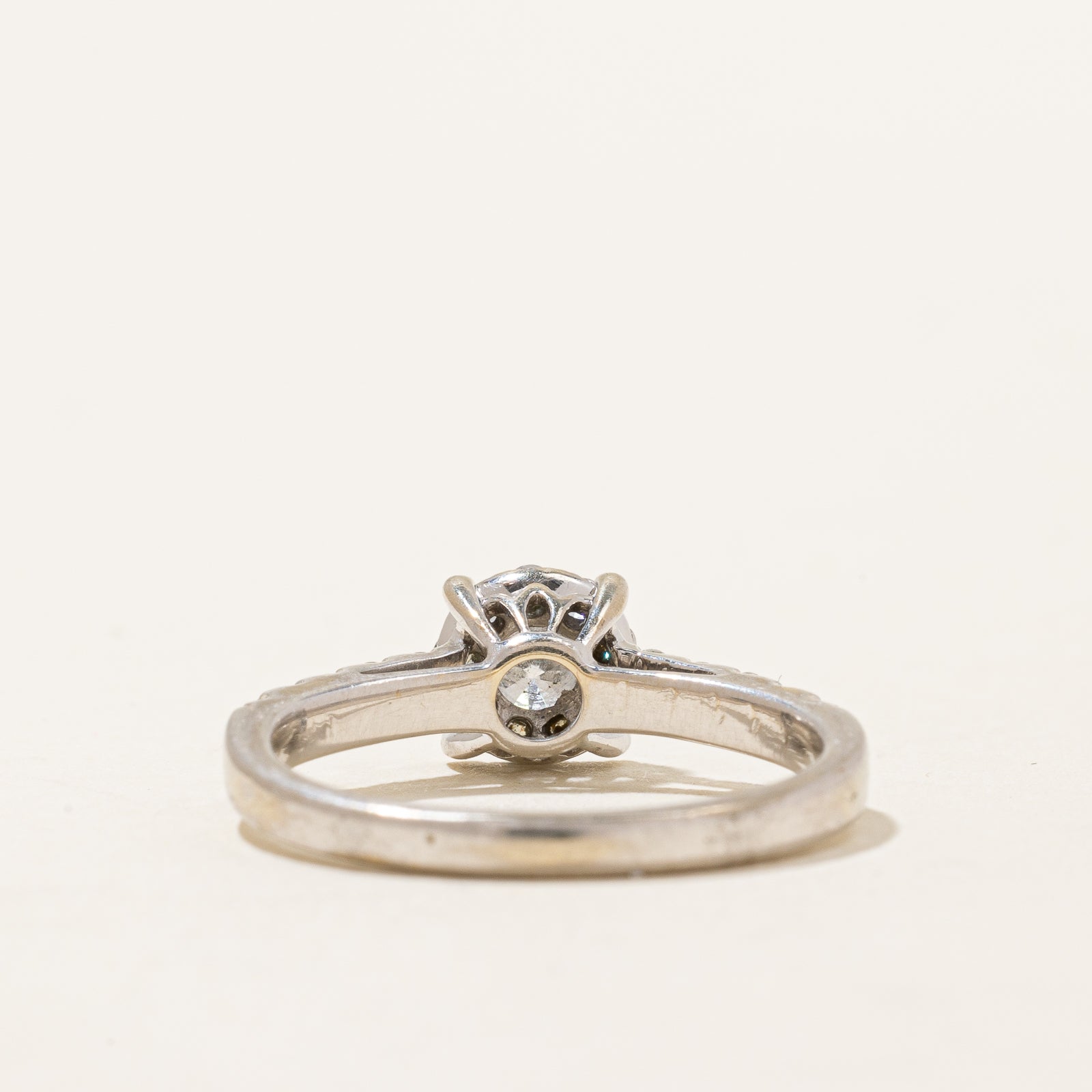 0.73ctw Diamond Halo Engagement Ring - Size 5.5 | Gorgeous Wedding Band for Brides & Anniversary Gift | Perfect for Proposals, Weddings & Special Occasions