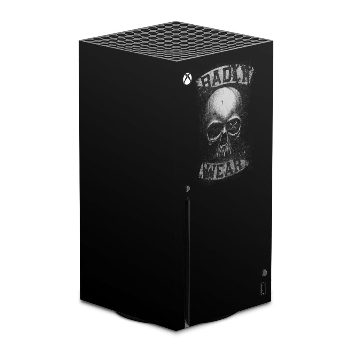 Xbox Series X Skull Rock 'n' Roll Skin Sticker - Compatible with Microsoft Console - Perfect for Gaming Setup & Personalization