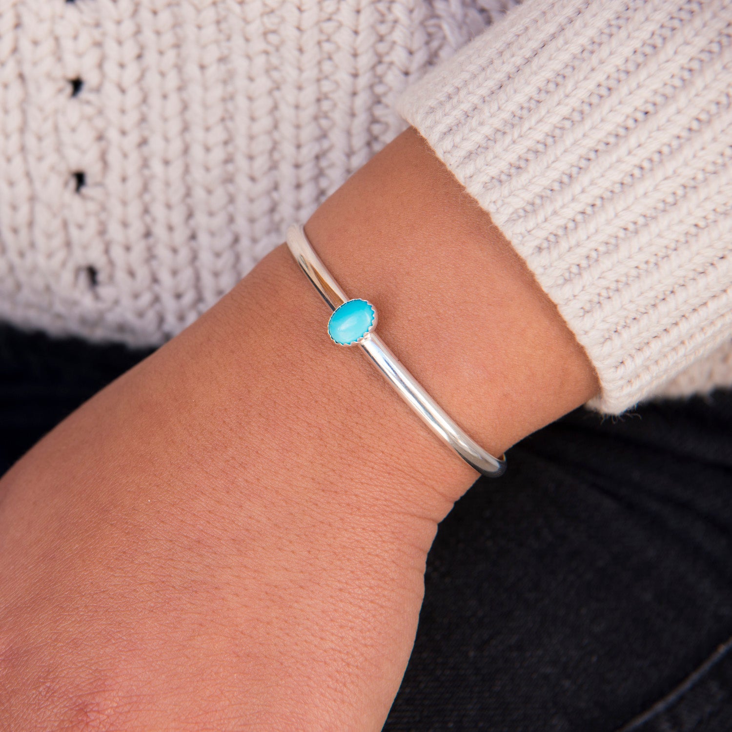 Radiante Dawn's Light Turquoise Bracelet for Women | Handmade Boho Beaded Jewelry | Perfect for Festivals, Beach Vacations & Everyday Wear