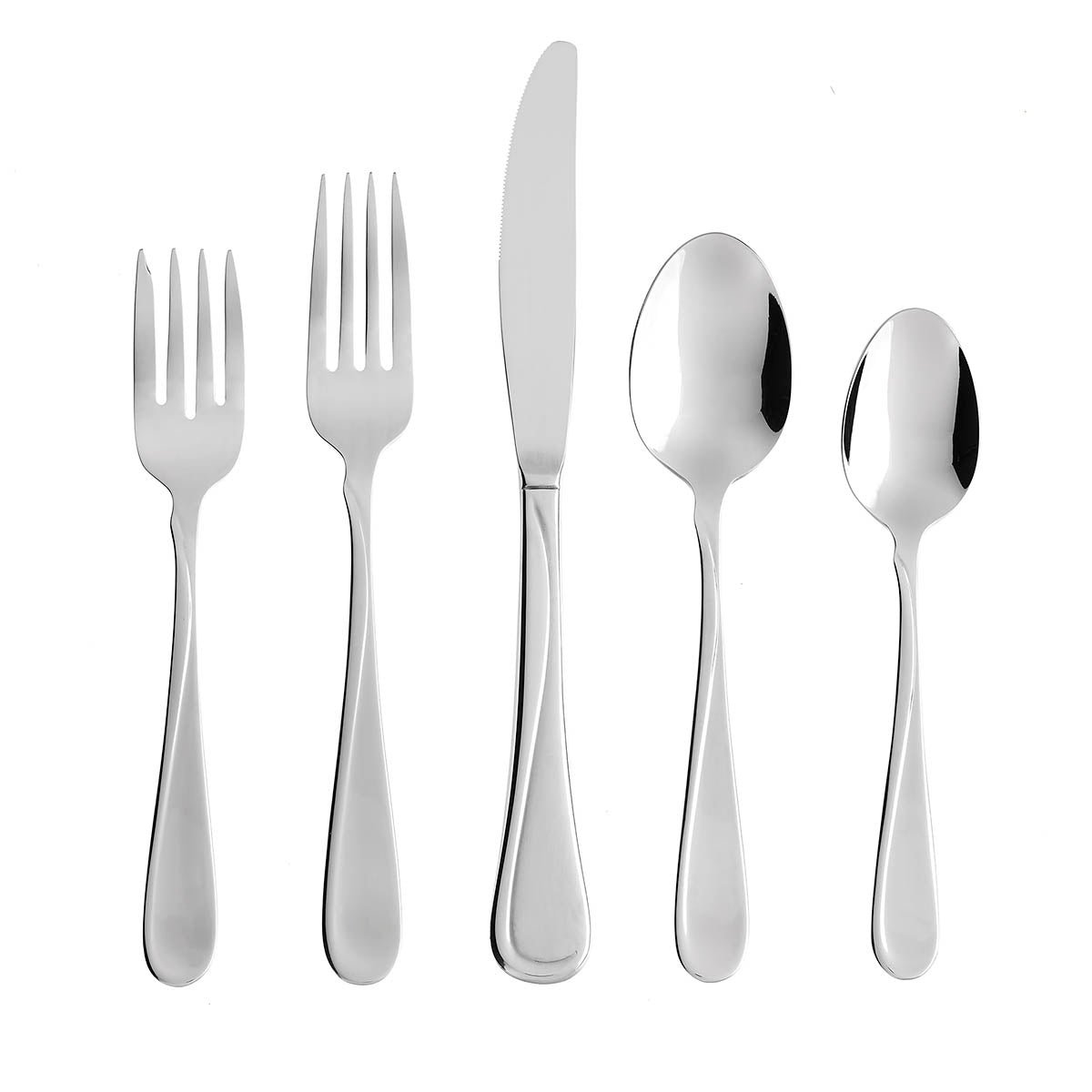 45-Piece Flatware Set - Stainless Steel Silverware Set for 8 - Elegant Dining Utensils for Home, Restaurant & Wedding - Perfect for Everyday Use & Special Occasions