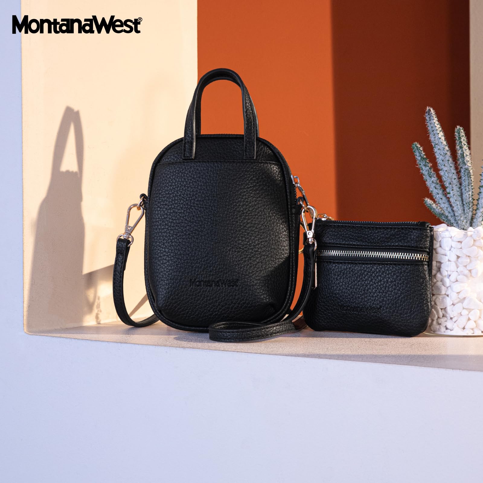Montana West Small Crossbody Bag for Women - Trendy Adjustable Shoulder Purse with Phone Pocket | Perfect for Travel, Shopping & Everyday Use