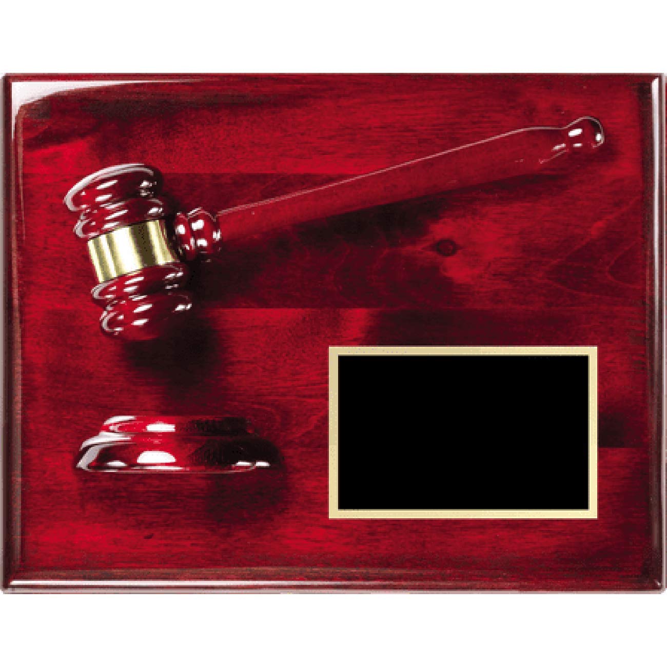 Personalized Rosewood Gavel & Sounding Board Plaque - Custom Engraved Executive Gift for Lawyers, Judges & Professionals - Perfect for Retirement, Promotion & Office Decor