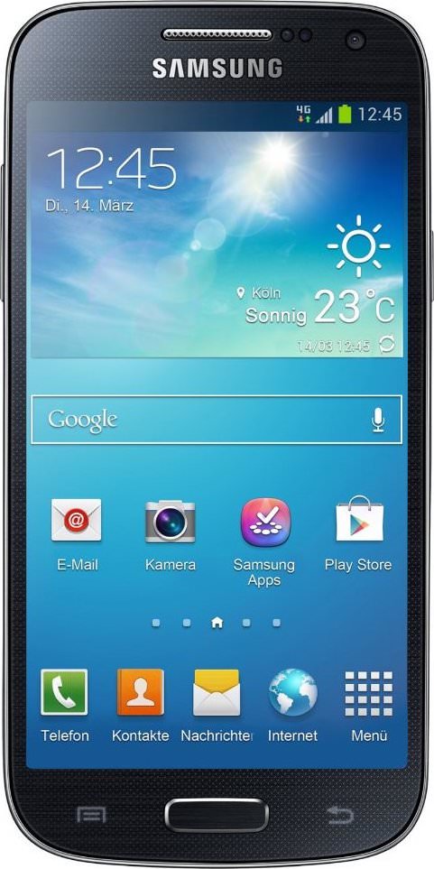 Samsung Galaxy S4 Mini 8GB Black Mist Smartphone (Sprint) - Compact Android Phone for Work, Travel & Everyday Use