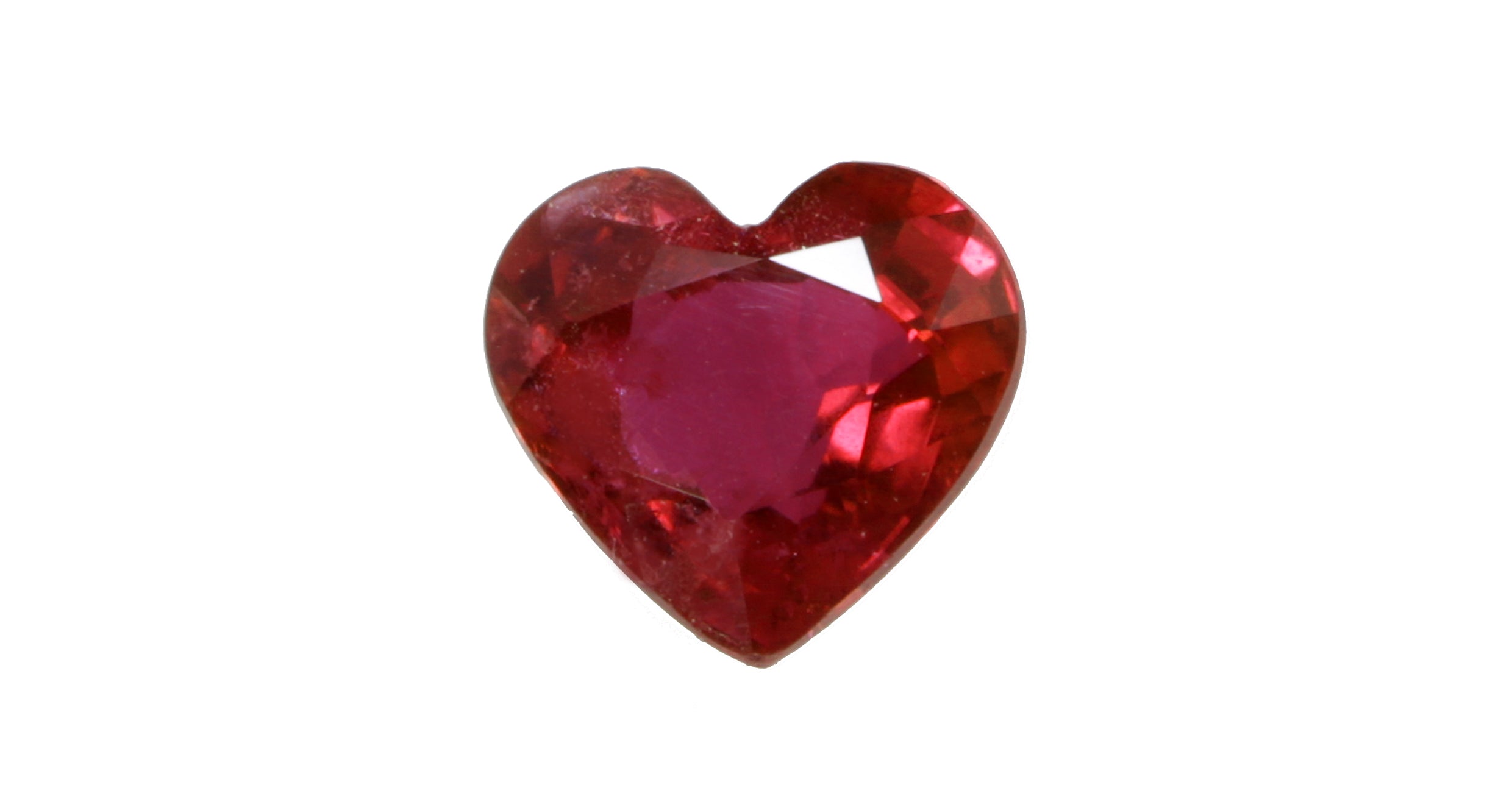0.95ct Heart-Shaped Ruby Gemstone - Natural Red Ruby for Engagement Rings, Jewelry & Gifts (Perfect for Valentine's Day, Anniversaries & Special Occasions)