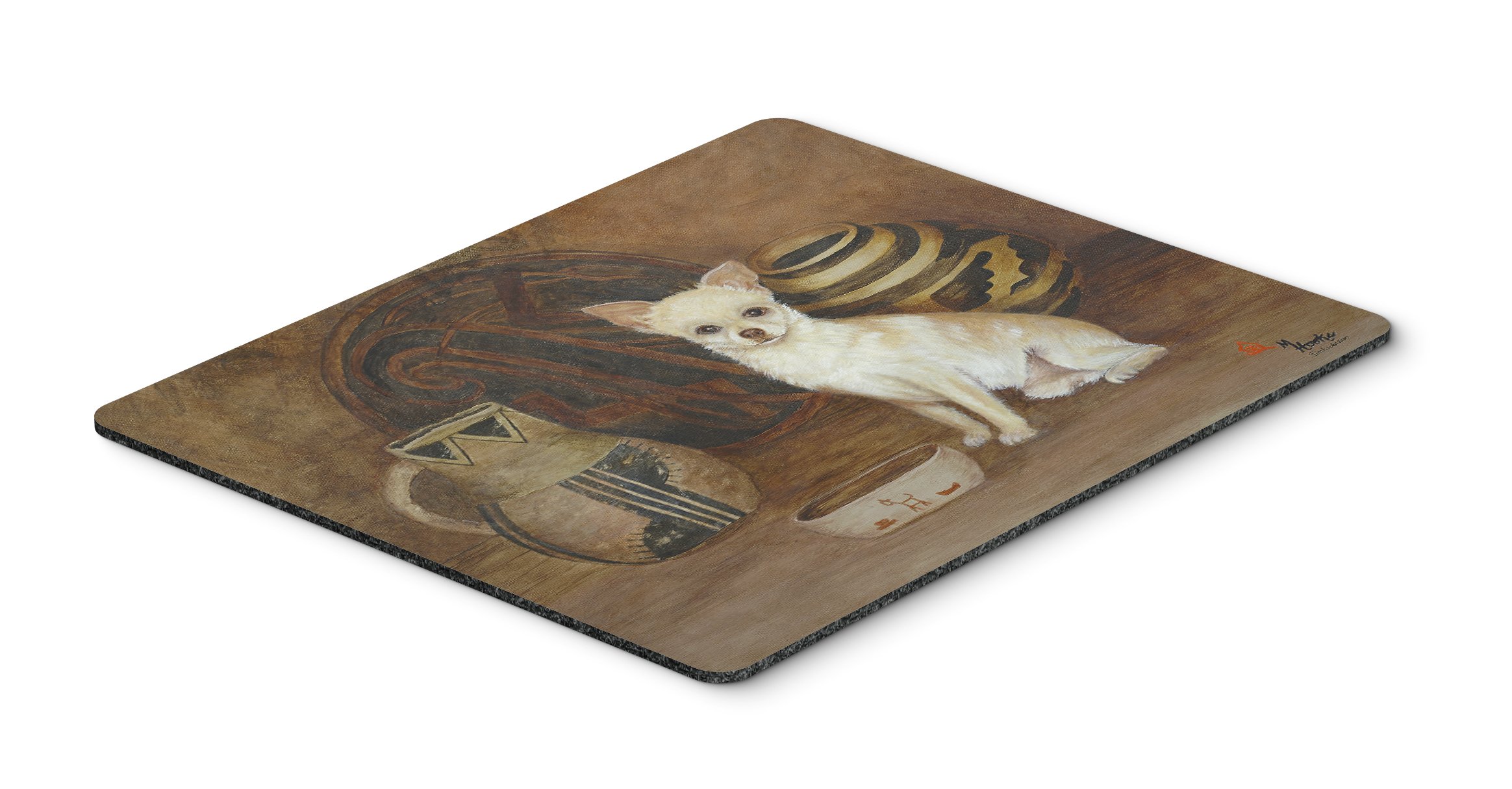 Chihuahua Ancient History Mouse Pad - Large Washable Non-Slip Desk Mat for Home Office, Gaming & Computer Work | Durable Hot Pad & Trivet for Kitchen Use